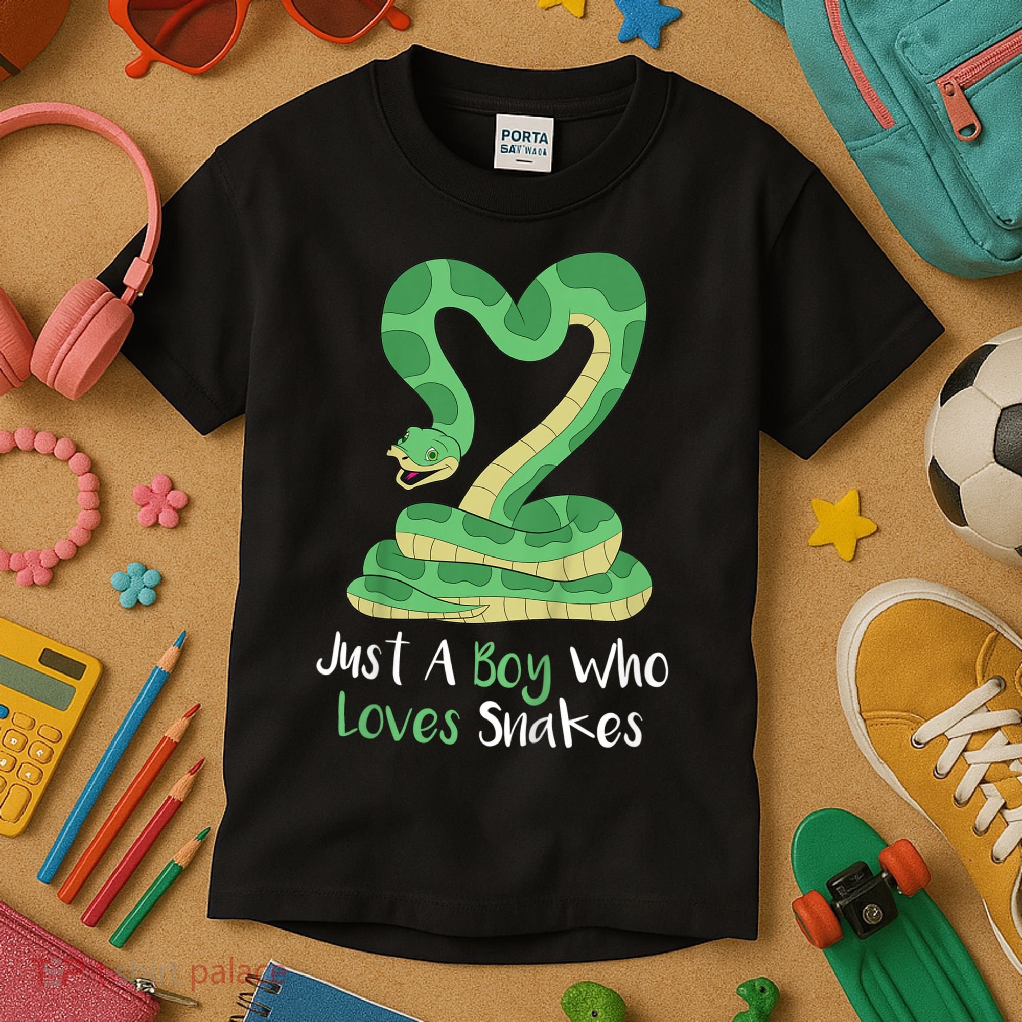 Kids Cute Snake | Boa Constrictor Kids T-Shirt