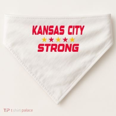 Kansas City Strong USA-Made Doggie Bandana