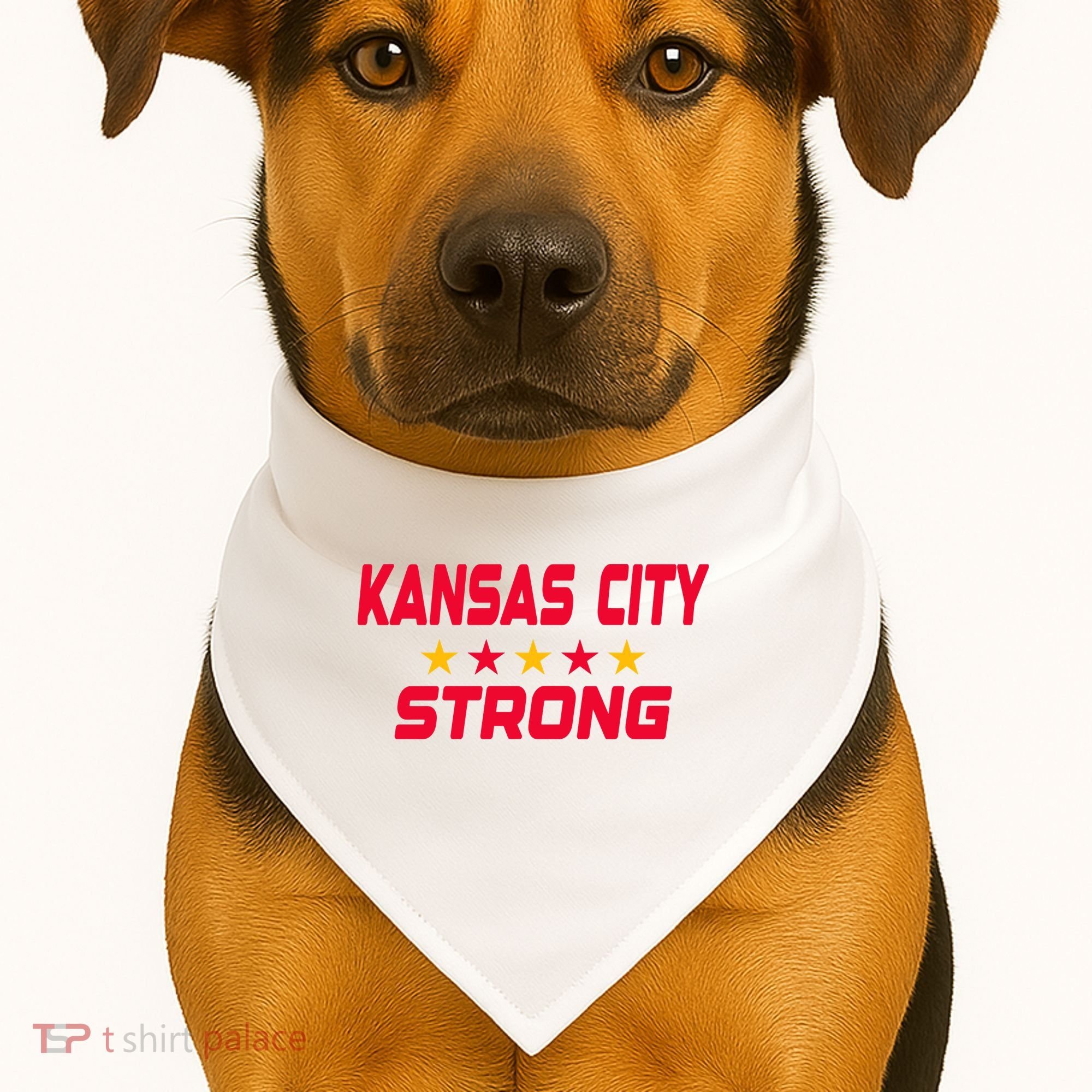 Kansas City Strong USA-Made Doggie Bandana