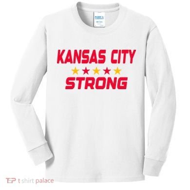 Kansas City Strong Kids Long Sleeve Shirt
