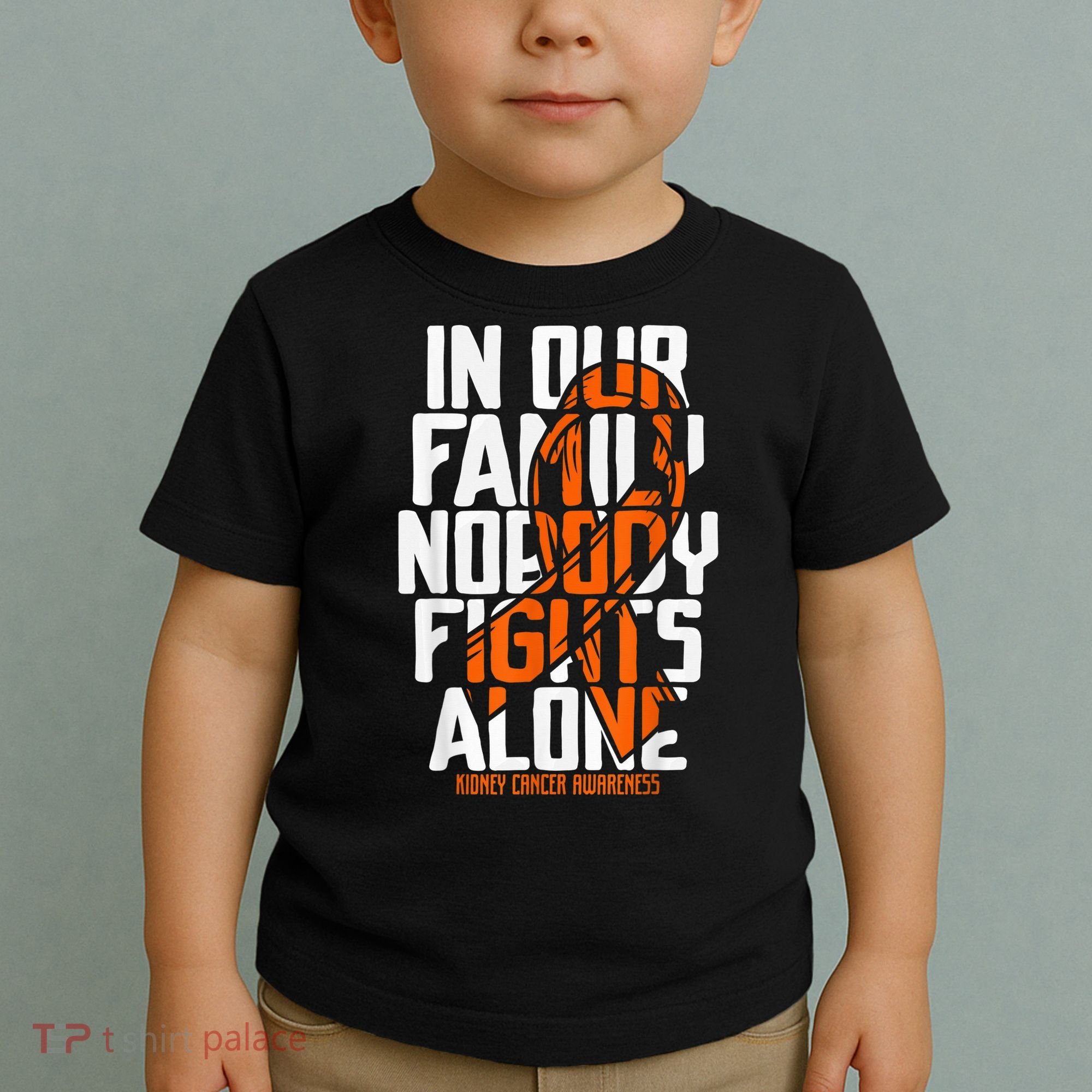 Kidney Cancer Support Family Kidney Cancer Awareness Toddler T-Shirt