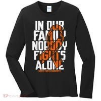 Kidney Cancer Support Family Kidney Cancer Awareness Women's Long Sleeve Shirt thumb 0