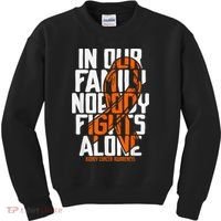 Kidney Cancer Support Family Kidney Cancer Awareness Kids Sweatshirt thumb 0