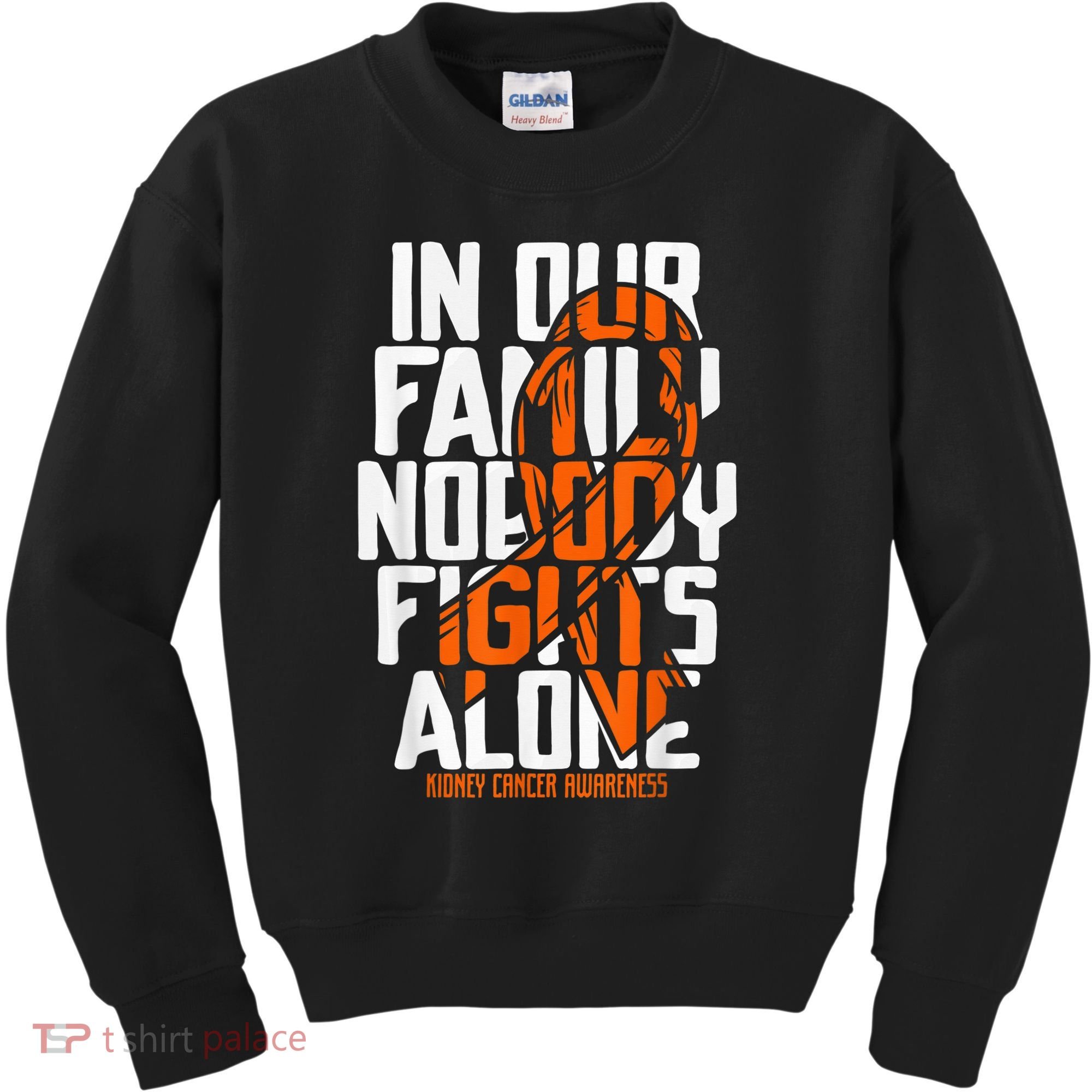 Kidney Cancer Support Family Kidney Cancer Awareness Kids Sweatshirt
