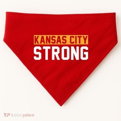 Kansas City Strong USA-Made Doggie Bandana