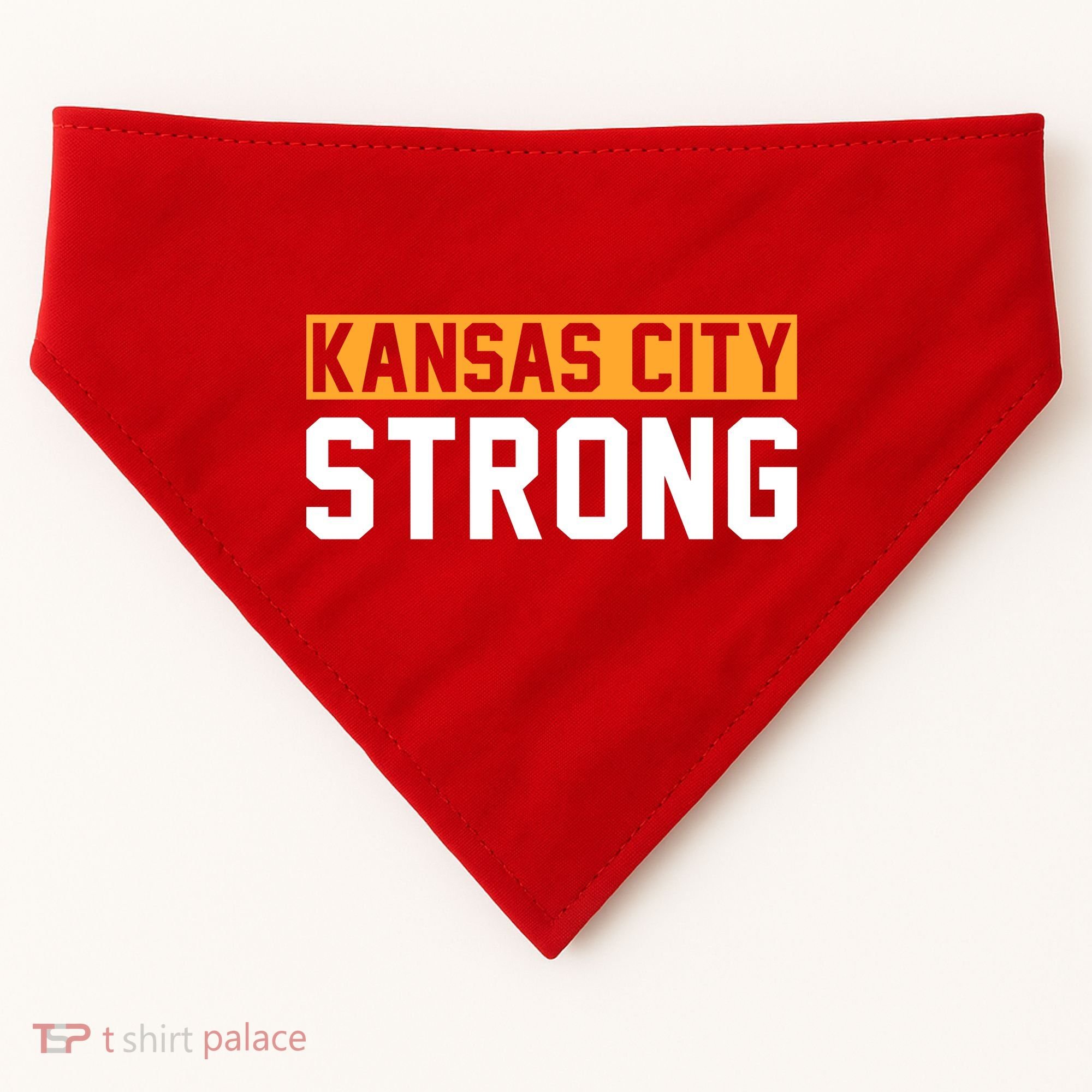 Kansas City Strong USA-Made Doggie Bandana