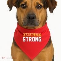 Kansas City Strong USA-Made Doggie Bandana thumb 1