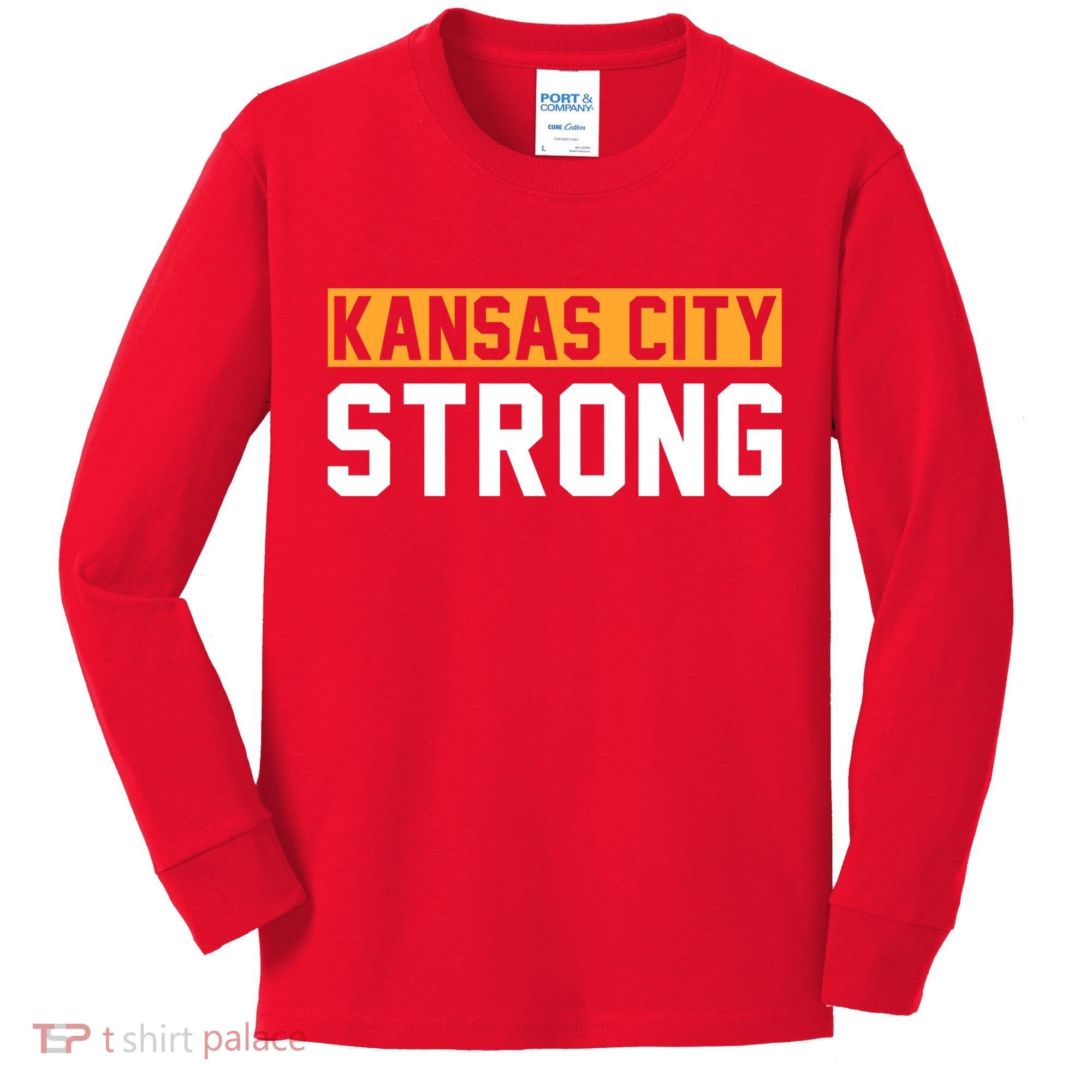 Kansas City Strong Kids Long Sleeve Shirt