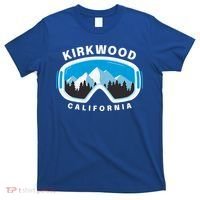 Kirkwood California Ski Snowboard Goggles Snow Mountain Cool Gift T-Shirt thumb 0