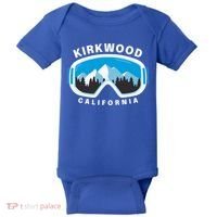 Kirkwood California Ski Snowboard Goggles Snow Mountain Cool Gift Baby Bodysuit thumb 0