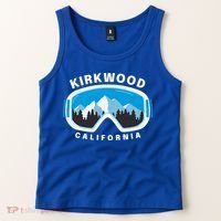 Kirkwood California Ski Snowboard Goggles Snow Mountain Cool Gift Tank Top thumb 2