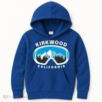 Kirkwood California Ski Snowboard Goggles Snow Mountain Cool Gift Kids Hoodie thumb 0
