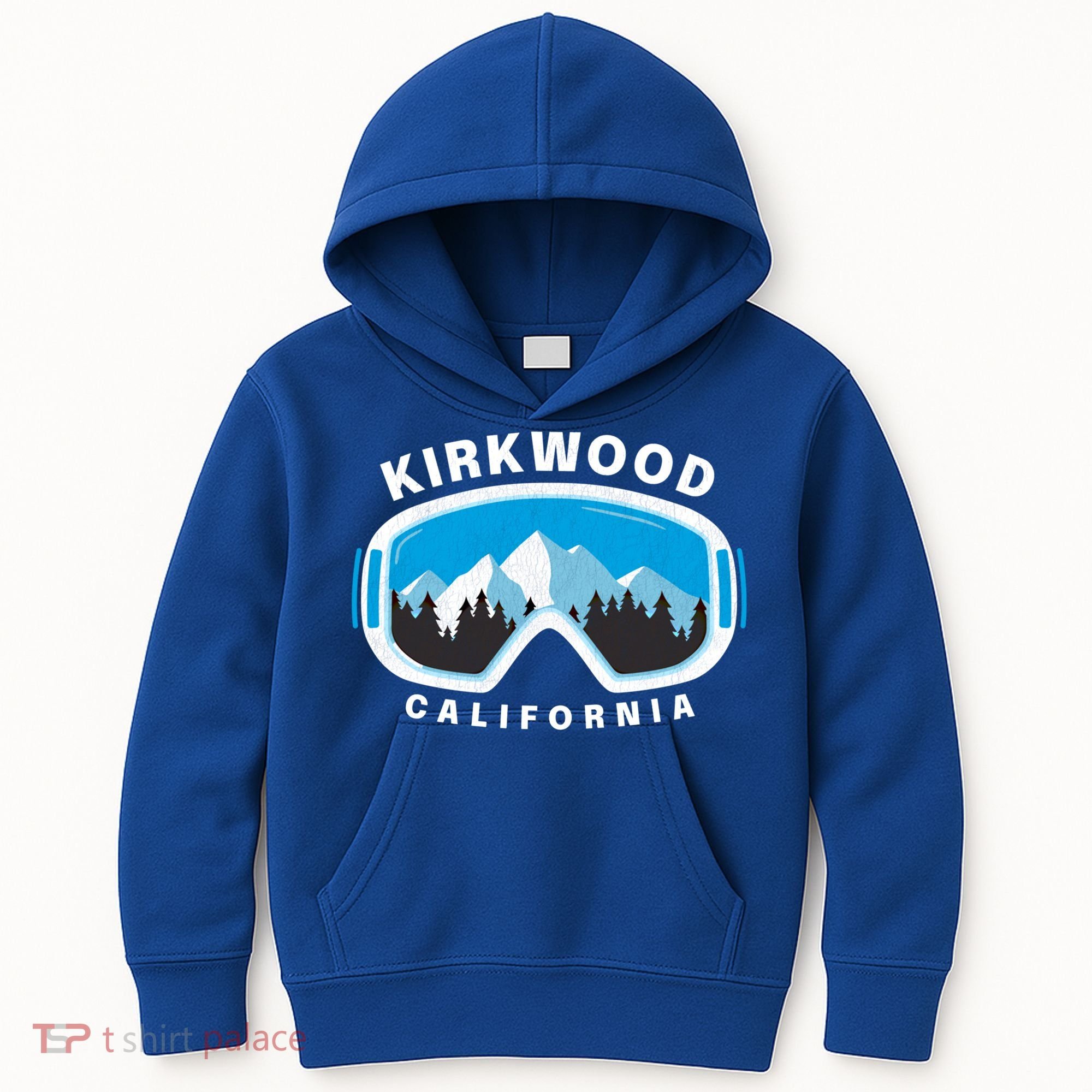 Kirkwood California Ski Snowboard Goggles Snow Mountain Cool Gift Kids Hoodie