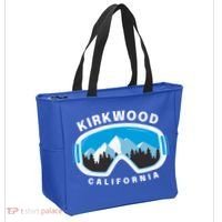 Kirkwood California Ski Snowboard Goggles Snow Mountain Cool Gift Tote Bag thumb 2