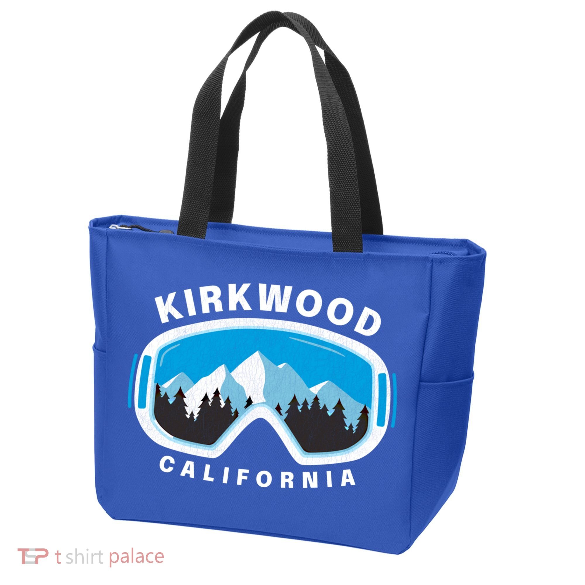 Kirkwood California Ski Snowboard Goggles Snow Mountain Cool Gift Tote Bag