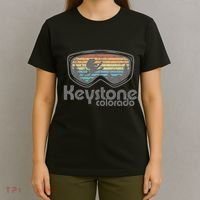 Keystone Colorado Ski Mountain Skiing Retro Vacation Gift T-Shirt thumb 4