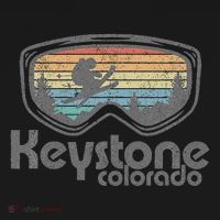Keystone Colorado Ski Mountain Skiing Retro Vacation Gift T-Shirt thumb 7