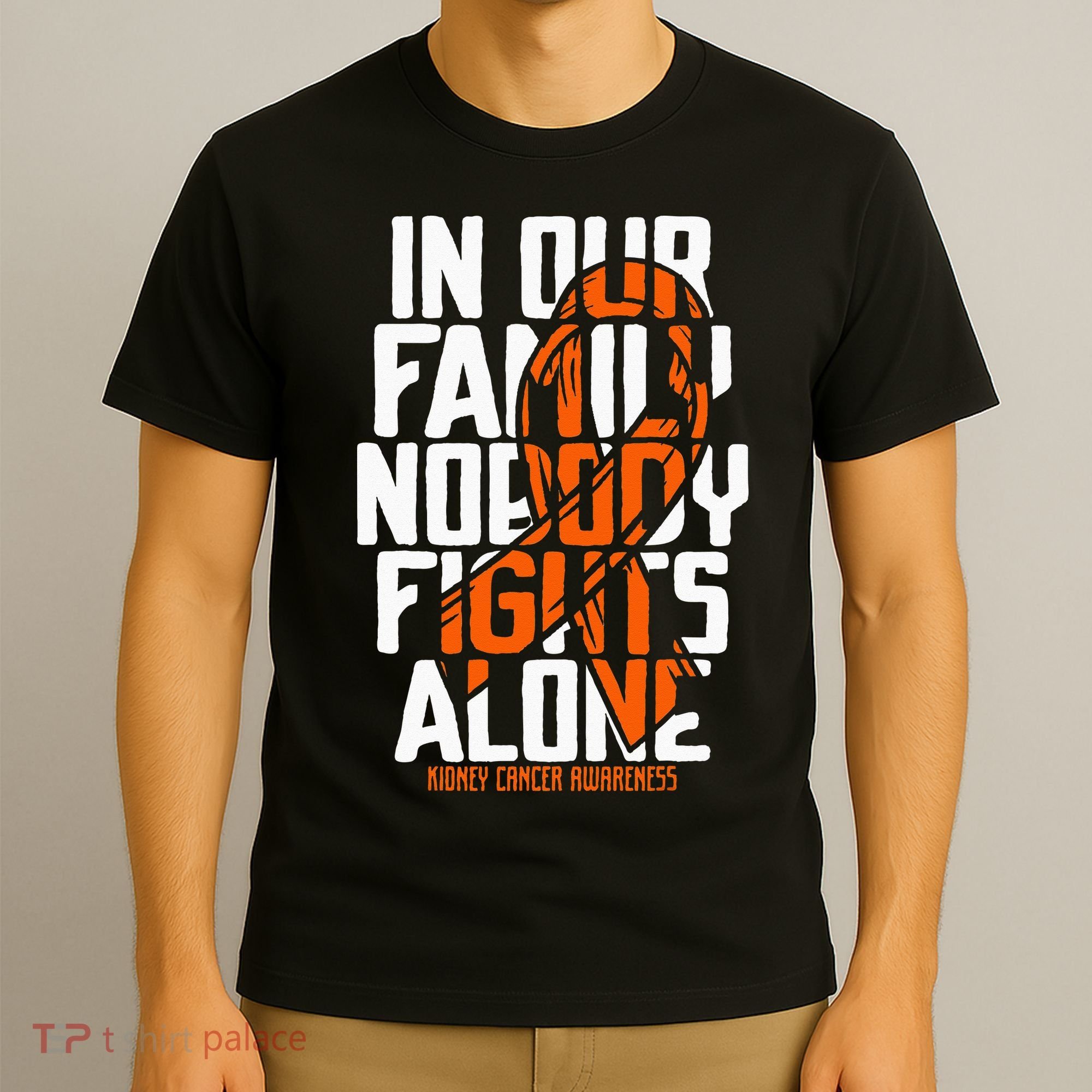 Kidney Cancer Support Family Kidney Cancer Awareness T-Shirt