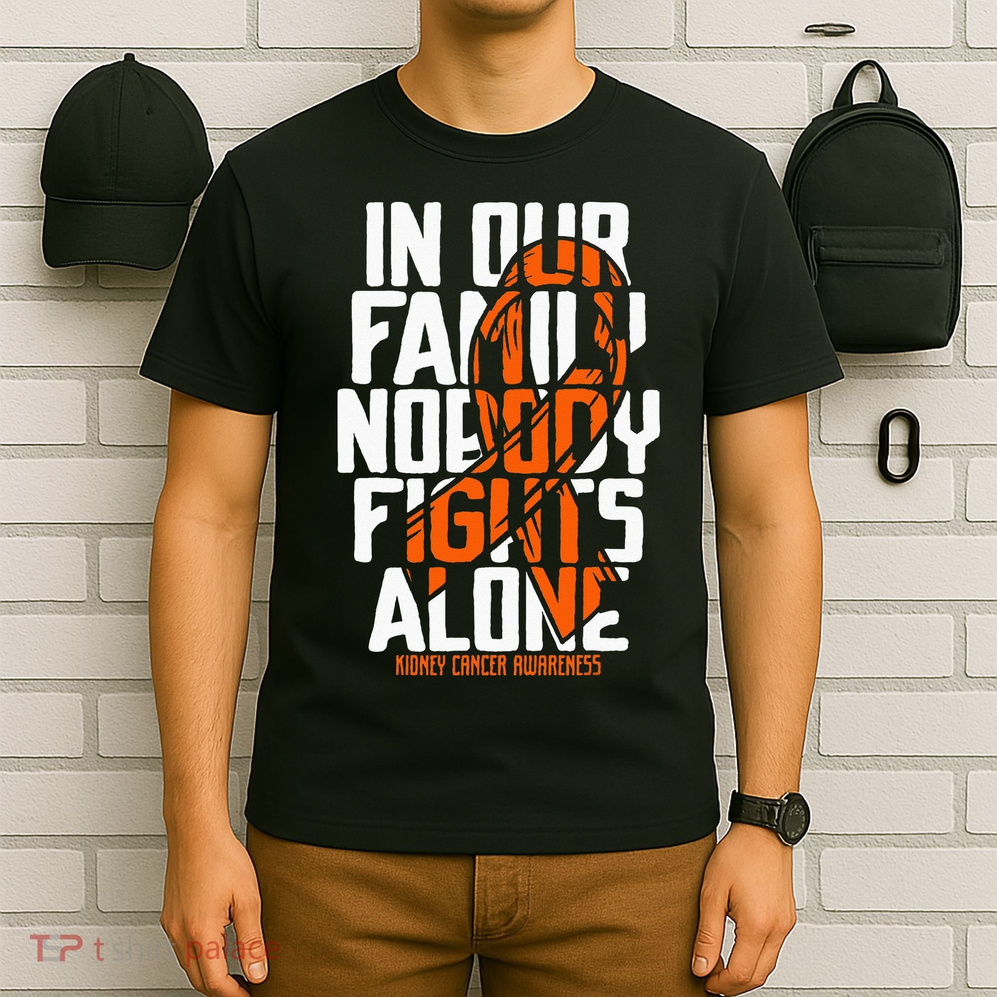 Kidney Cancer Support Family Kidney Cancer Awareness T-Shirt