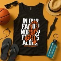 Kidney Cancer Support Family Kidney Cancer Awareness Tank Top thumb 4