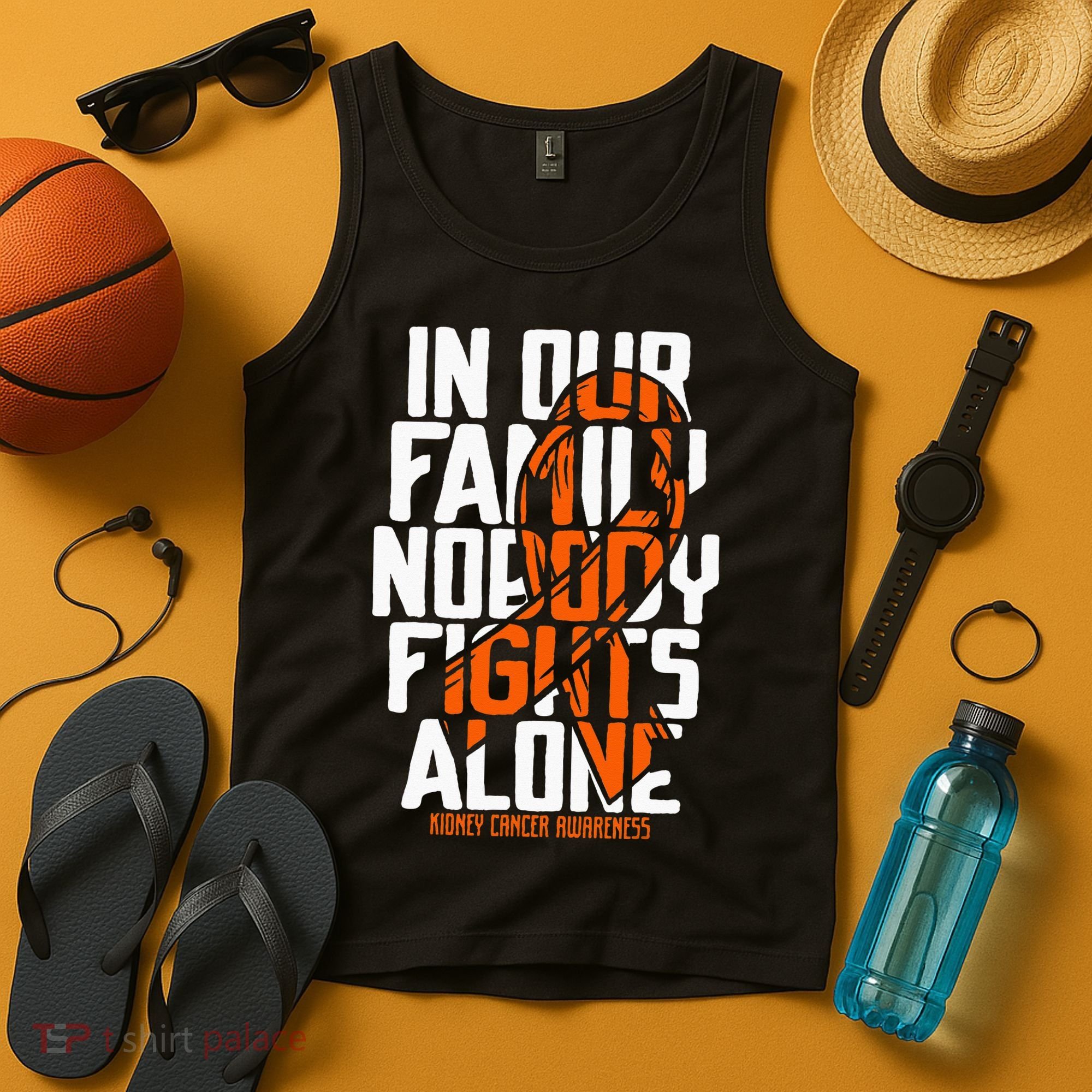 Kidney Cancer Support Family Kidney Cancer Awareness Tank Top
