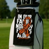 Kidney Cancer Support Family Kidney Cancer Awareness Golf Towel thumb 2