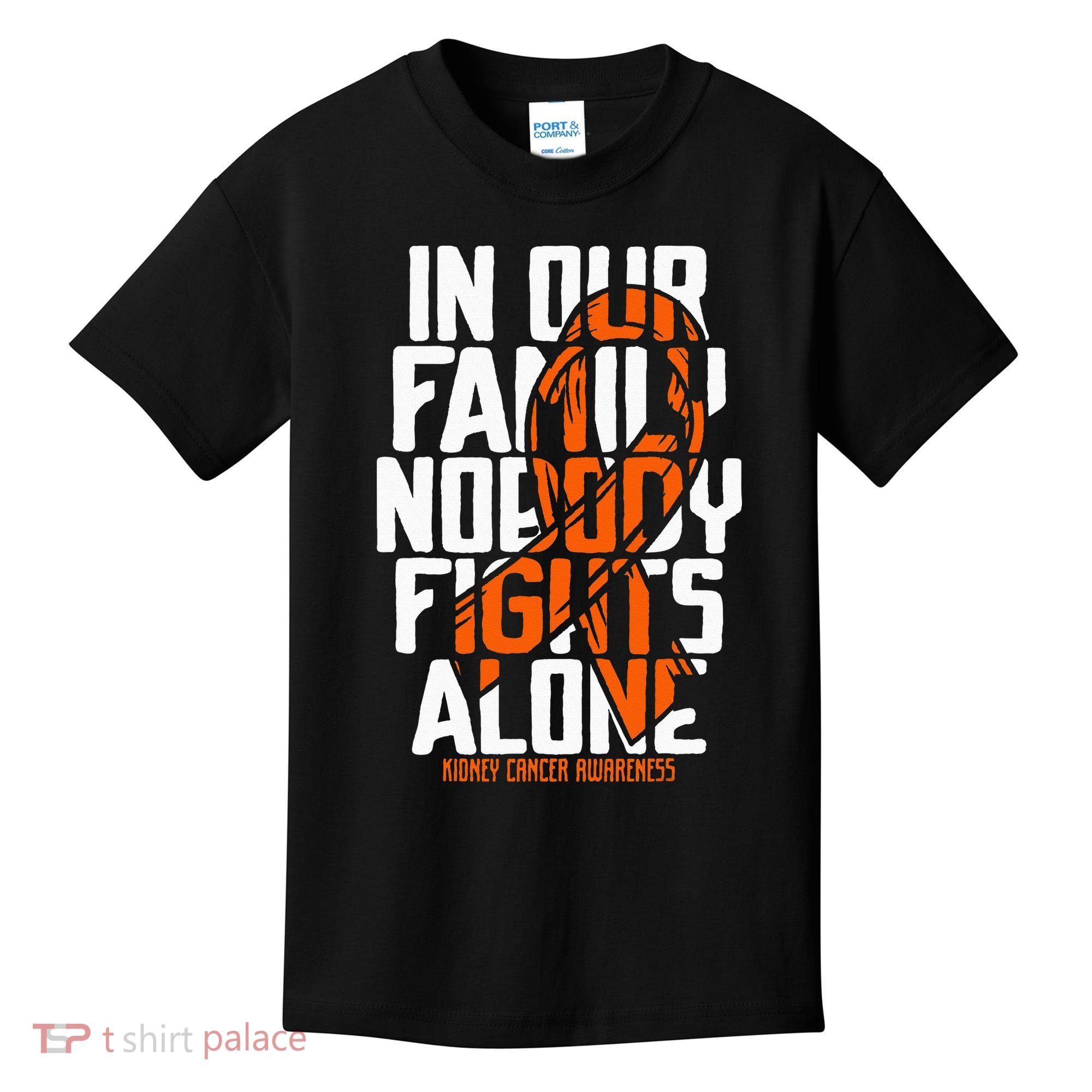 Kidney Cancer Support Family Kidney Cancer Awareness Kids T-Shirt
