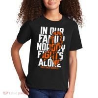 Kidney Cancer Support Family Kidney Cancer Awareness Kids T-Shirt thumb 2