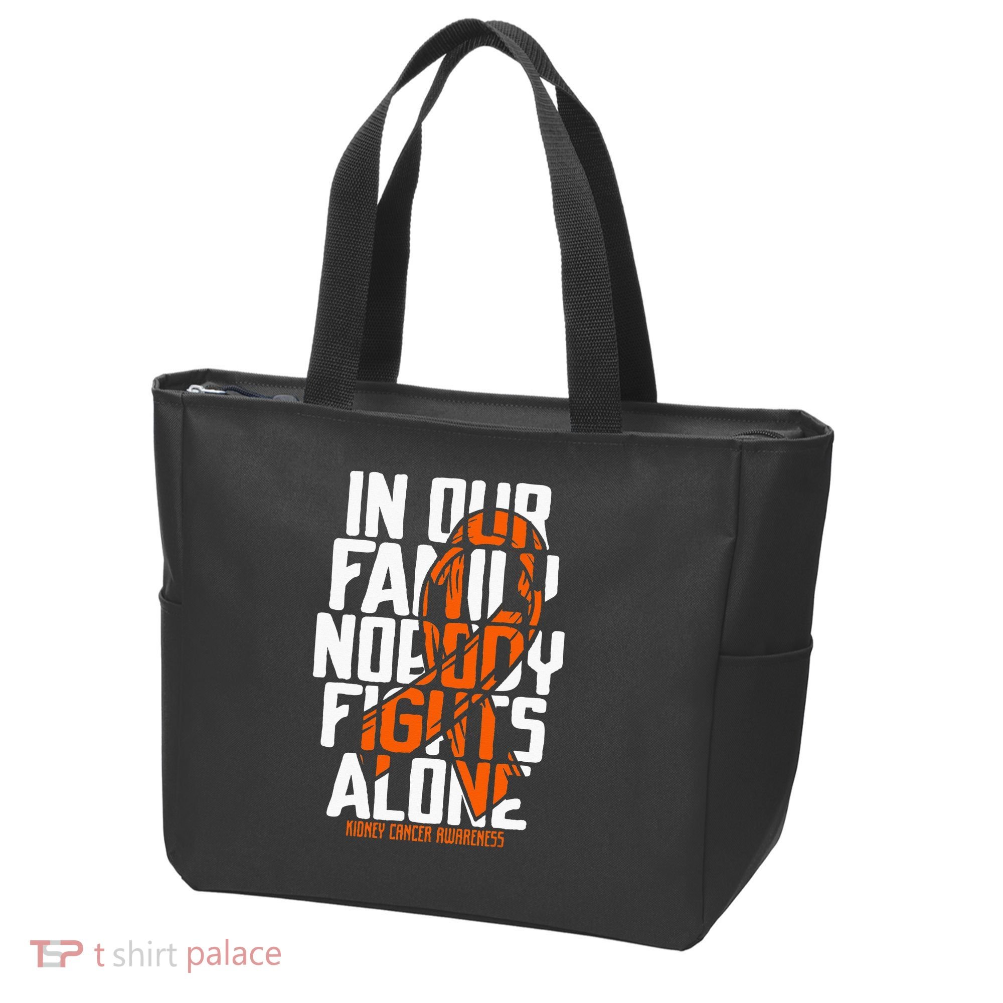Kidney Cancer Support Family Kidney Cancer Awareness Tote Bag