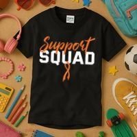 Kidney Cancer Support Squad Kids T-Shirt thumb 3