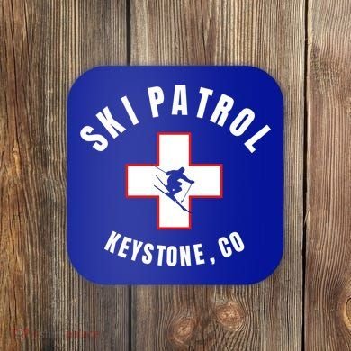 Keystone Colorado Ski Patrol Gift Coaster