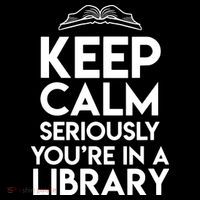 Keep Calm Seriously Youre In A Library Funny Librarian Gift Kids T-Shirt thumb 4