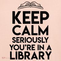 Keep Calm Seriously Youre In A Library Funny Librarian Gift Women's Sweatshirt thumb 2