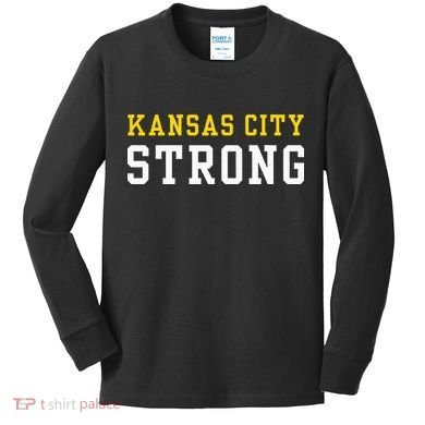 Kansas City Strong Kids Long Sleeve Shirt