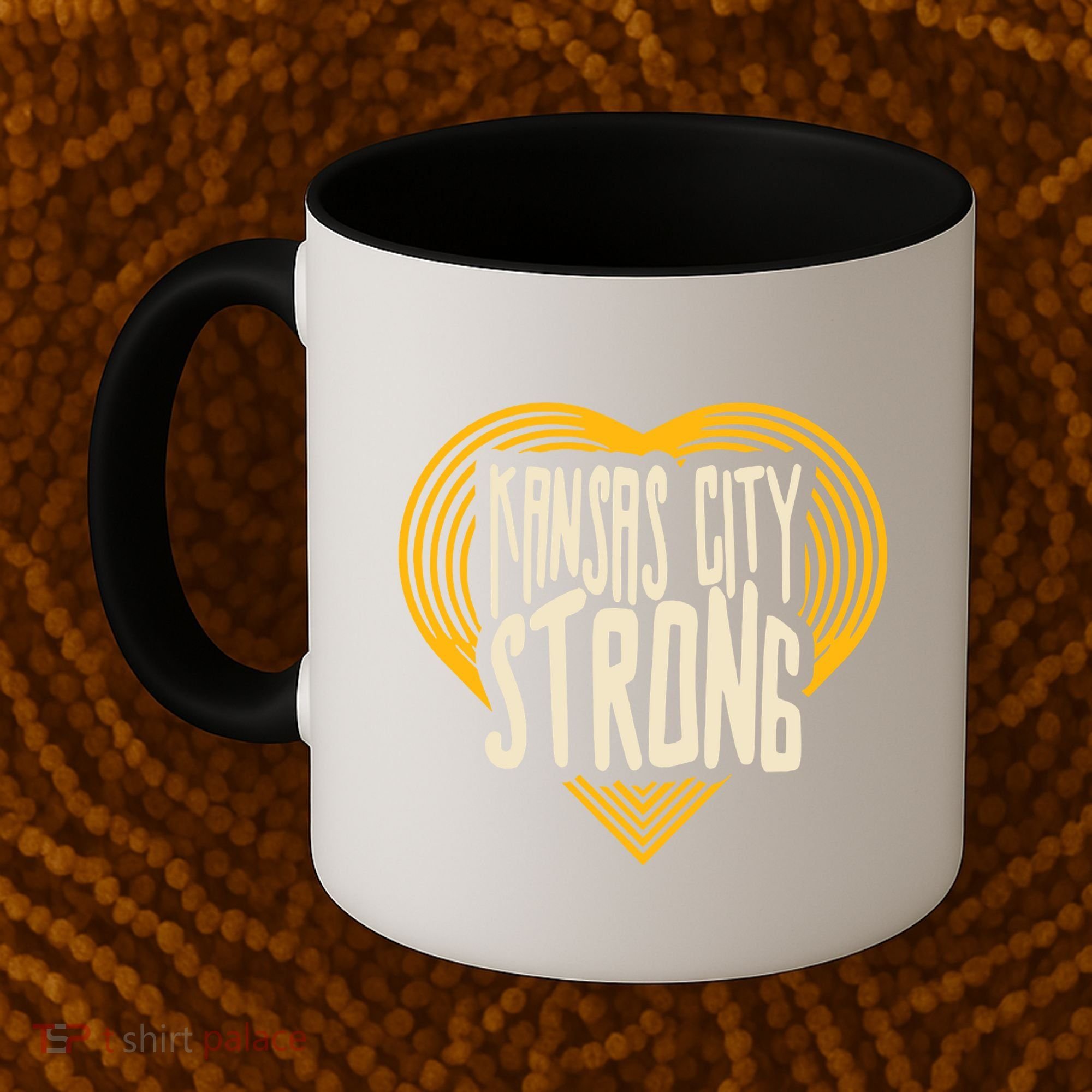 Kansas City Strong Heart Awareness Coffee Mug