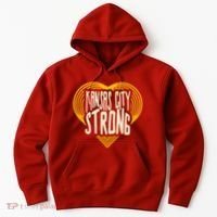 Kansas City Strong Heart Awareness Hoodie thumb 0