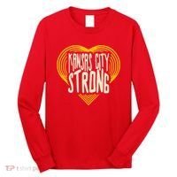 Kansas City Strong Heart Awareness Long Sleeve Shirt thumb 0