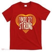 Kansas City Strong Heart Awareness T-Shirt thumb 0