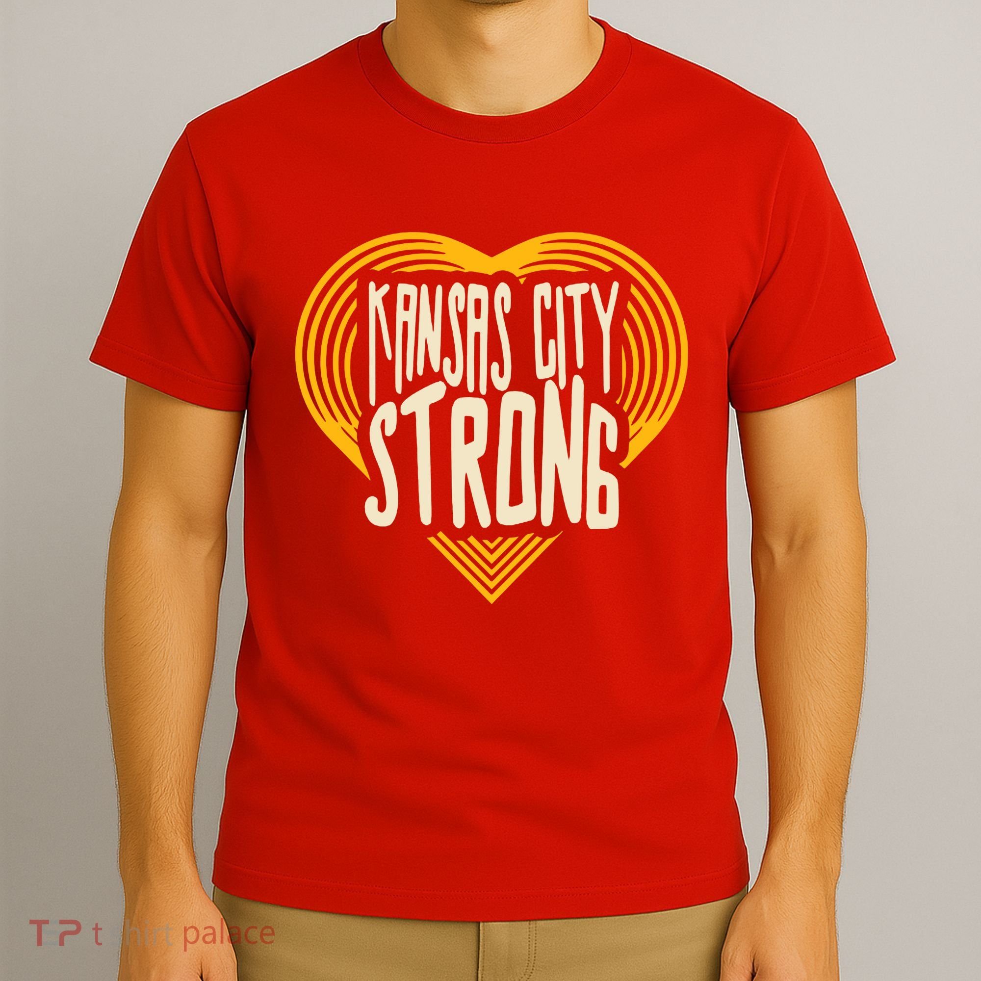 Kansas City Strong Heart Awareness T-Shirt