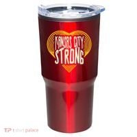 Kansas City Strong Heart Awareness Tumbler thumb 0