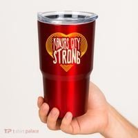 Kansas City Strong Heart Awareness Tumbler thumb 2