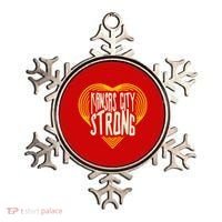 Kansas City Strong Heart Awareness Ornament thumb 0