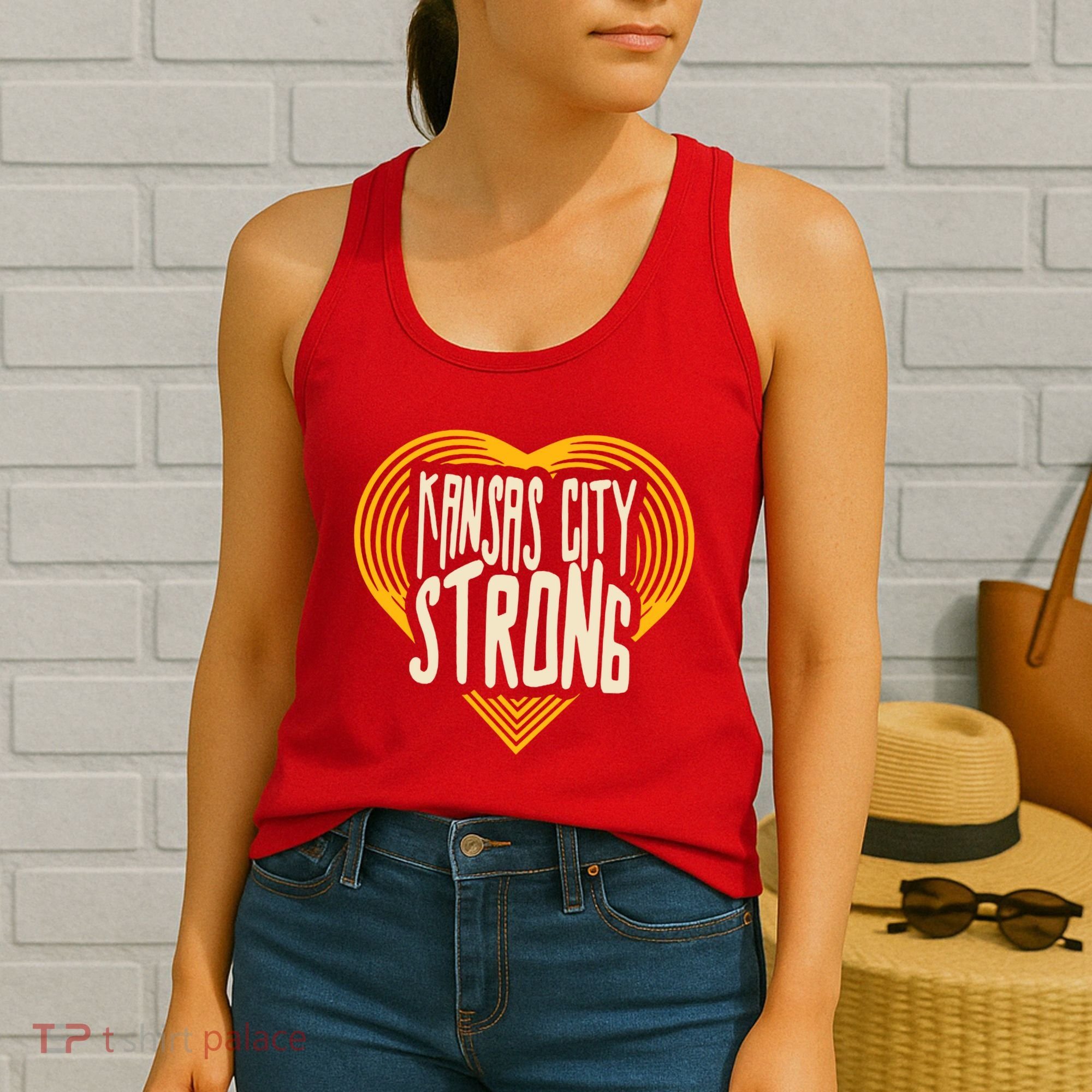 Kansas City Strong Heart Awareness Women's Tank Top