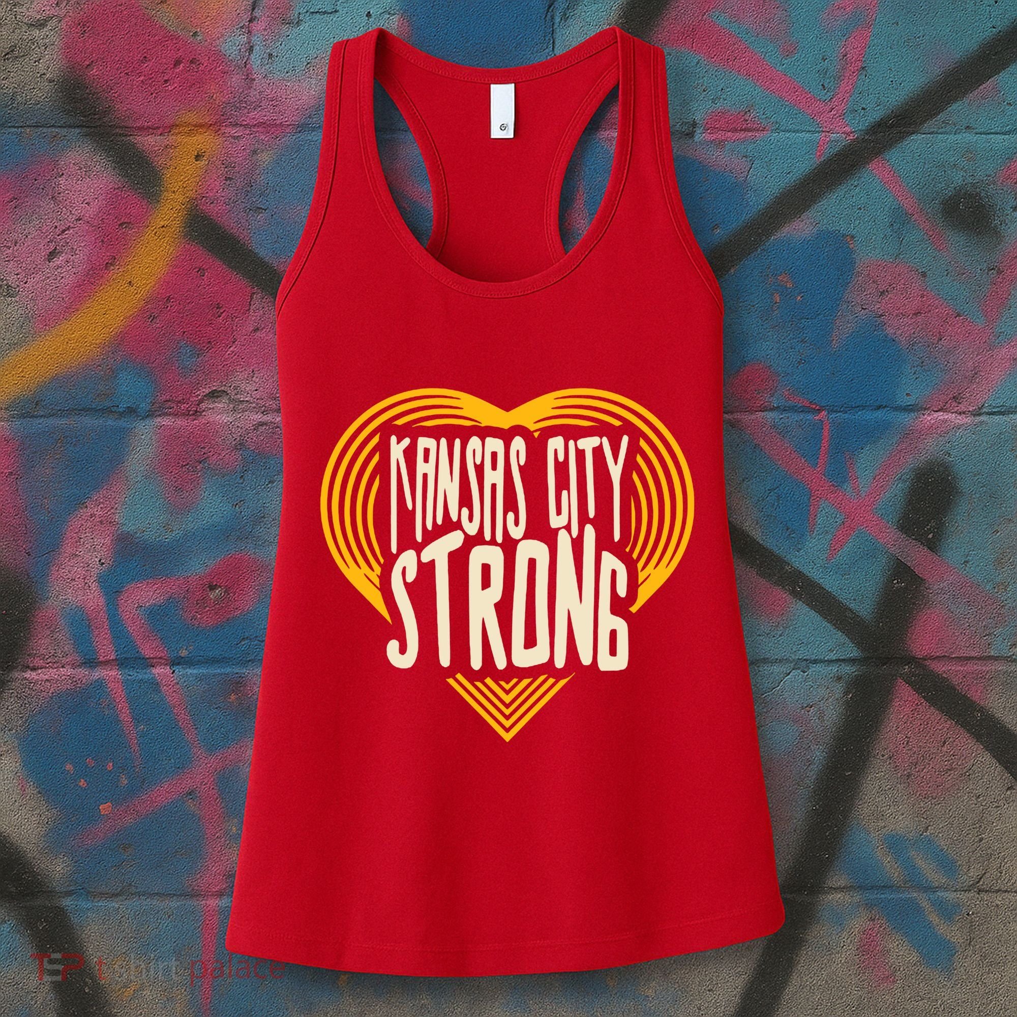 Kansas City Strong Heart Awareness Women's Tank Top