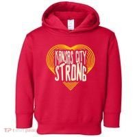 Kansas City Strong Heart Awareness Toddler Hoodie thumb 0