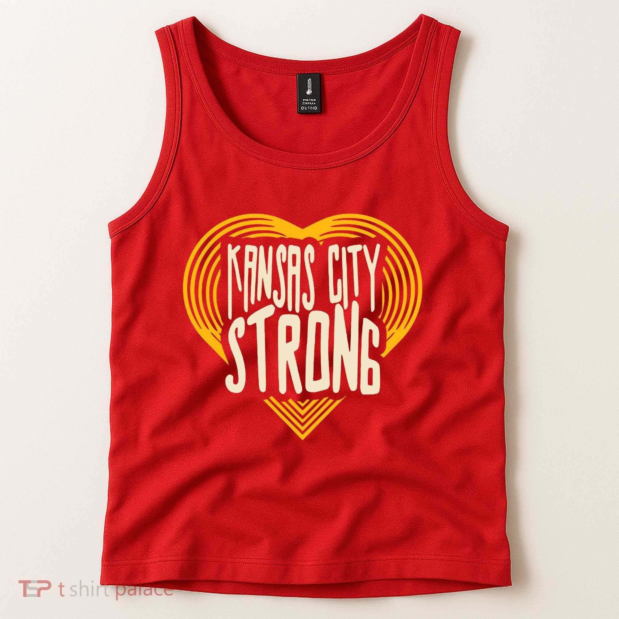 Kansas City Strong Heart Awareness Tank Top