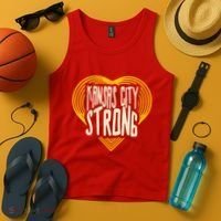 Kansas City Strong Heart Awareness Tank Top thumb 4