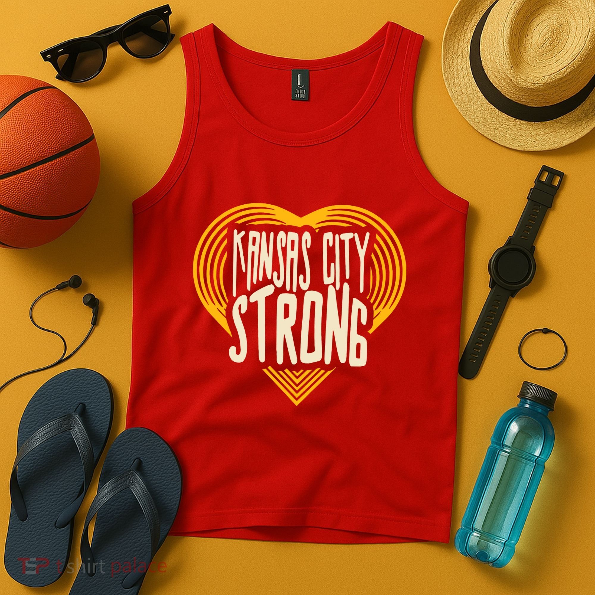 Kansas City Strong Heart Awareness Tank Top
