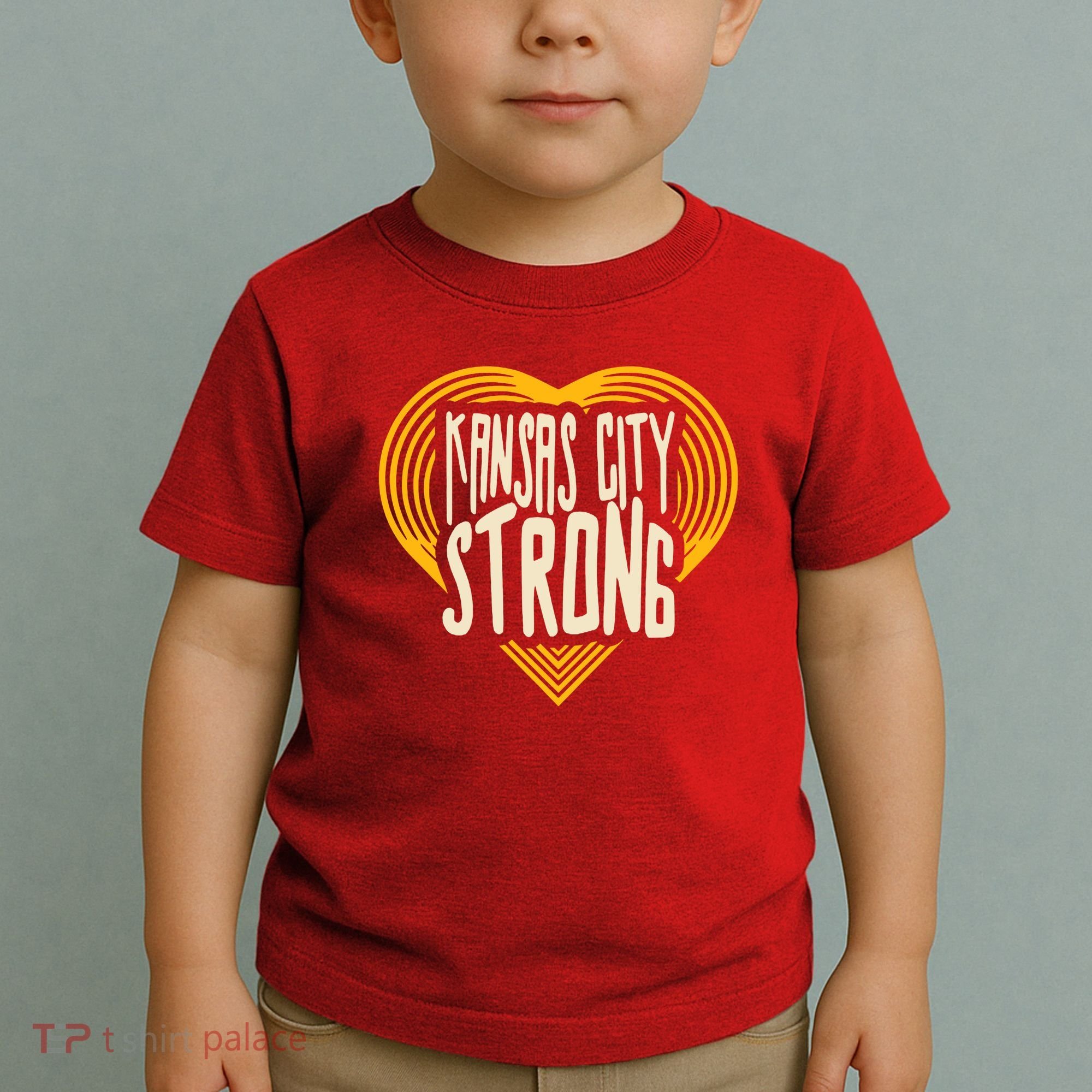 Kansas City Strong Heart Awareness Toddler T-Shirt