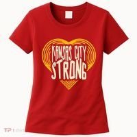 Kansas City Strong Heart Awareness Women's T-Shirt thumb 0